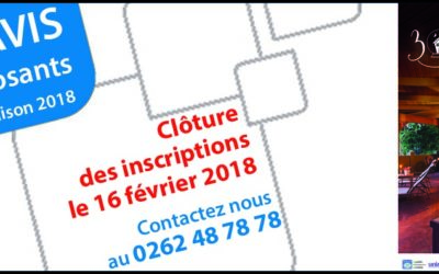 Clôture des inscriptions salon de la Maison 2018