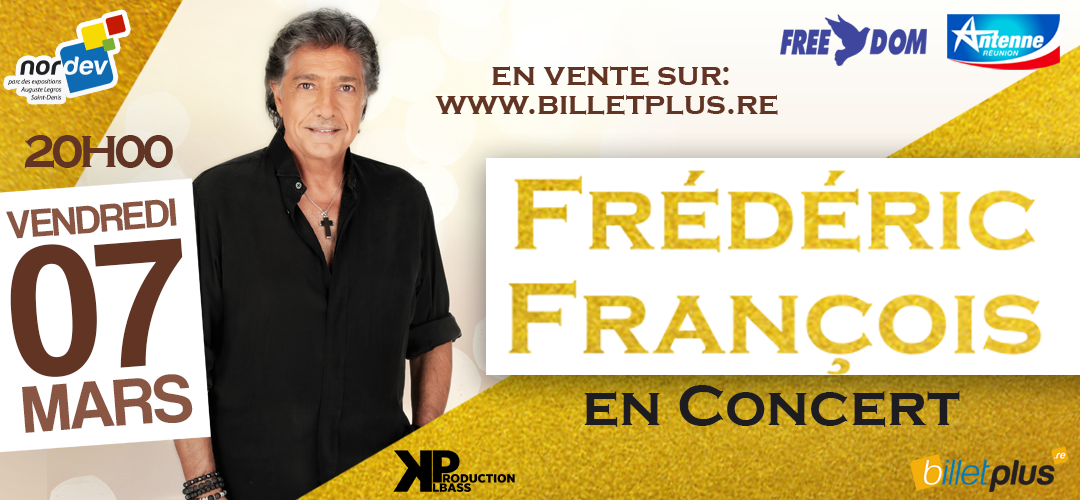 Concert de Frédéric François – 7 et 8 mars 2025
